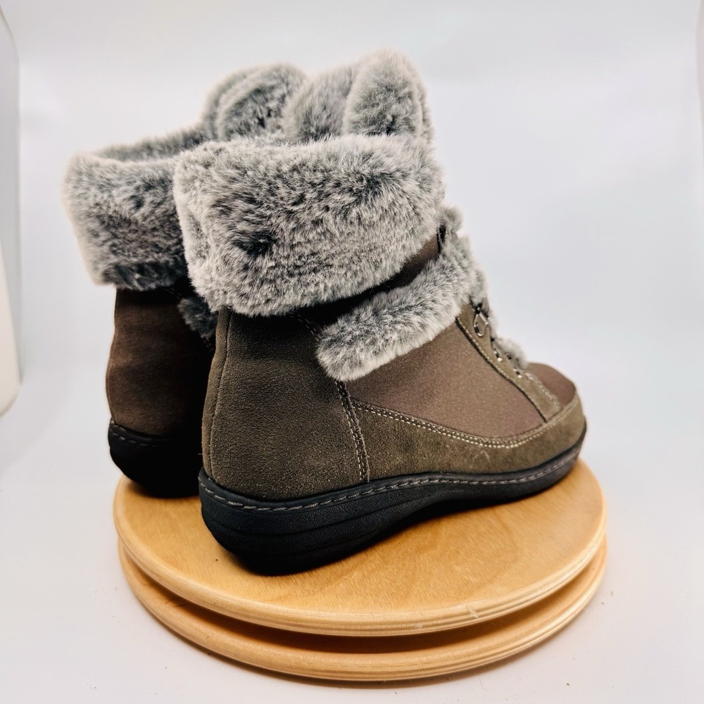 Aetrex Fiona Boots Women's EU 38 US 7.5-8 Gray Winter Comfort Boots - Picture 5 of 8